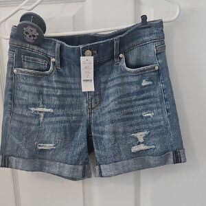 White House Black Market Blue Jean Shorts